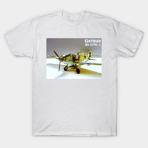 German Me 109E-4 (Battle of Britain) T-Shirt by Busybob